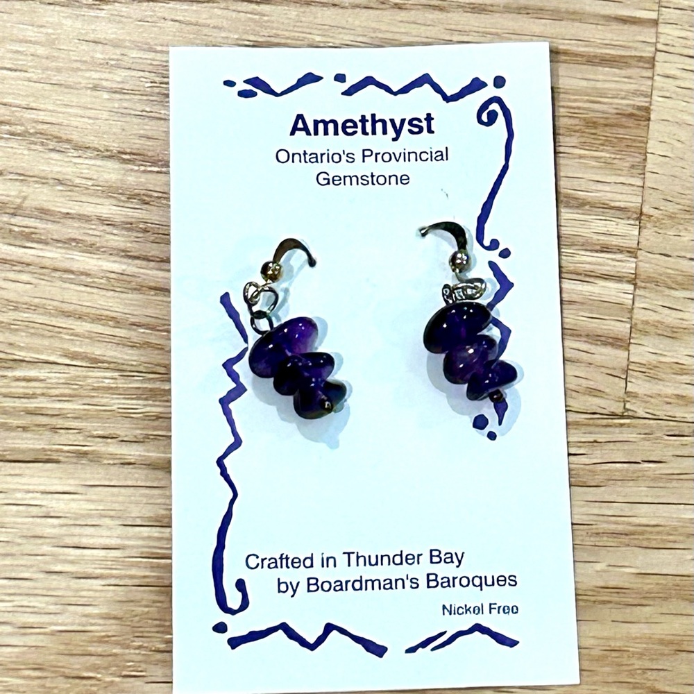 Amethyst Dangle Earrings
